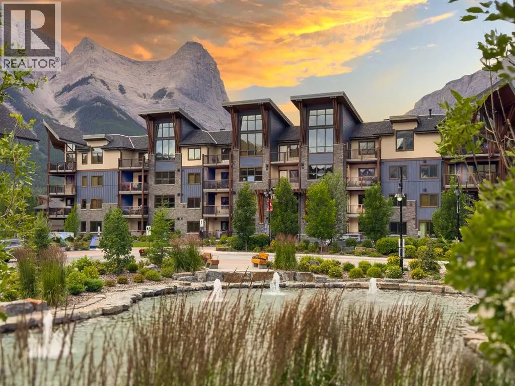 Apartment for rent: 202, 1105 Spring Creek Drive, Canmore, Alberta T1W 0M6