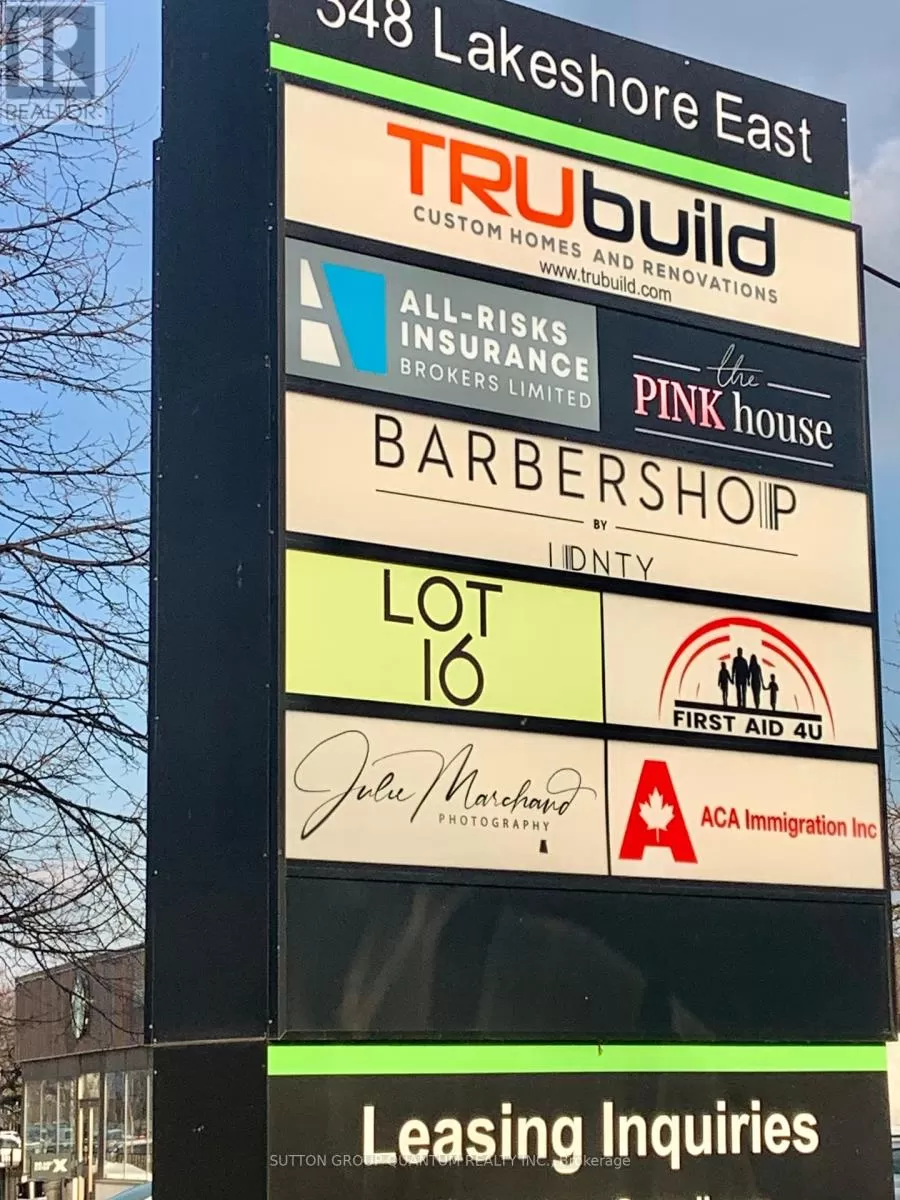 Offices for rent: 204 - 348 Lakeshore Road E, Mississauga, Ontario L5G 1H5