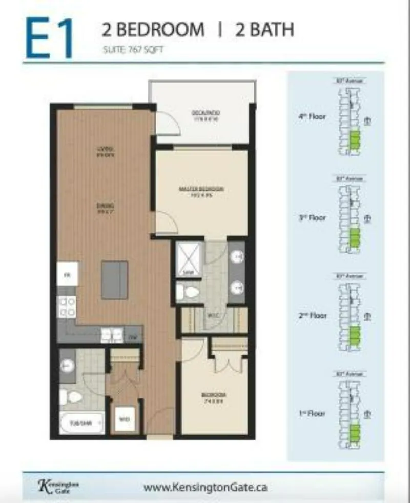 Apartment for rent: 207 20926 83 Avenue, Langley, British Columbia V0V 0V0