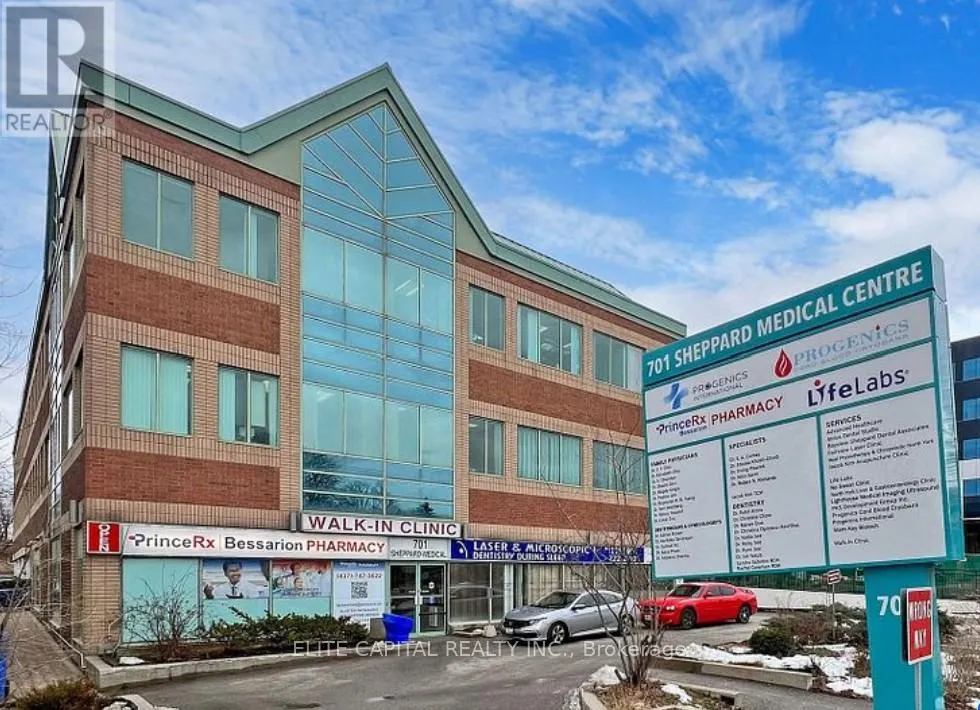 Offices for rent: 209 - 701 Sheppard Avenue E, Toronto, Ontario M2K 2Z3