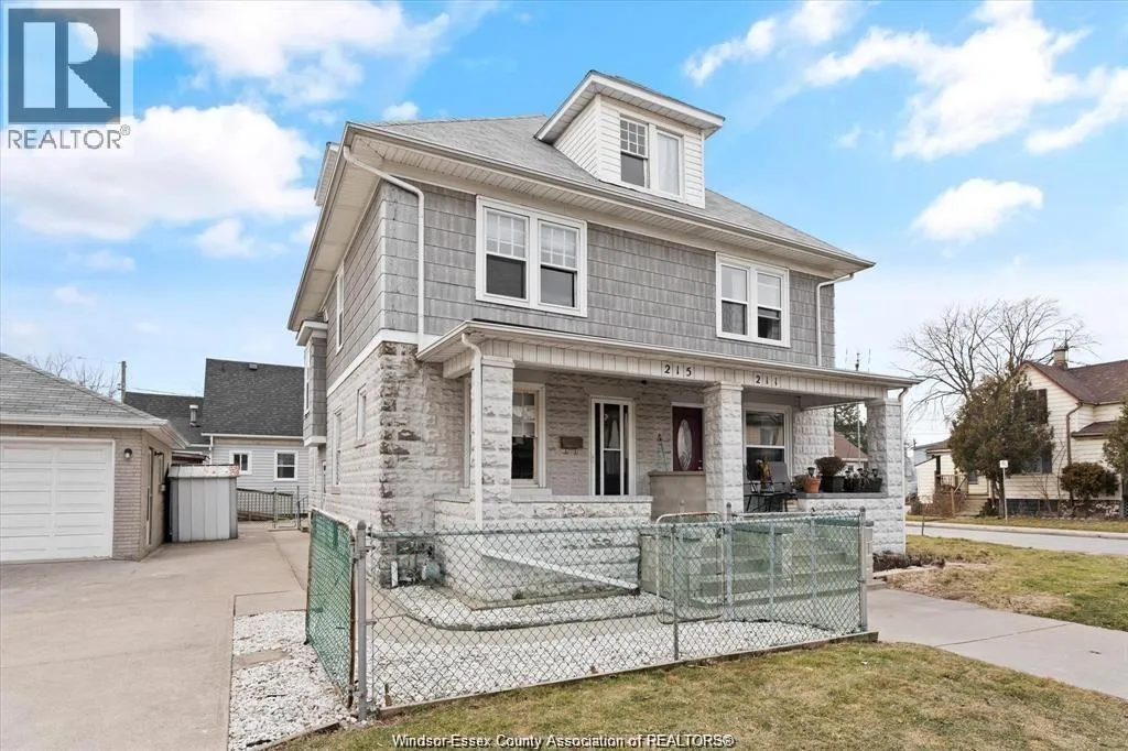 Duplex for rent: 215 Pierre Ave, Windsor, Ontario N9A 2J6