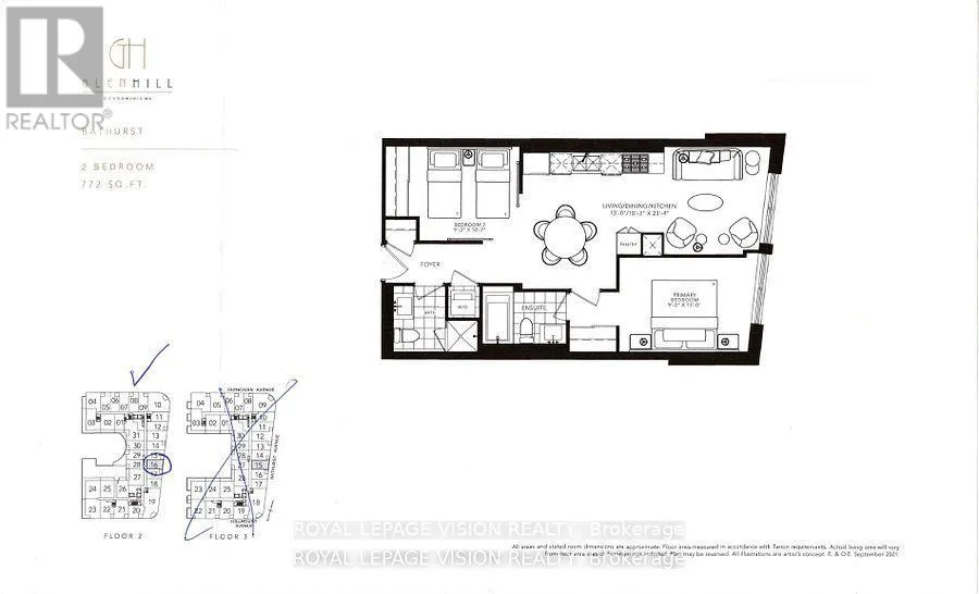 Apartment for rent: 216 - 505 Glencairn Avenue, Toronto, Ontario M6B 0B2