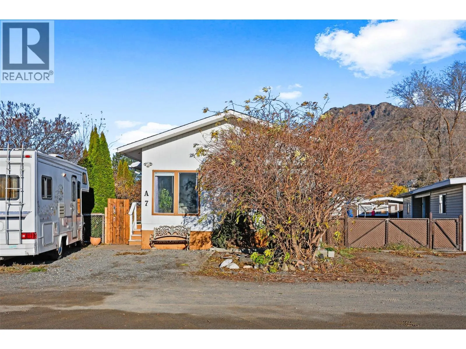 Manufactured Home for rent: 220 G & M Road Unit# A7, Kamloops, British Columbia V2H 1S3