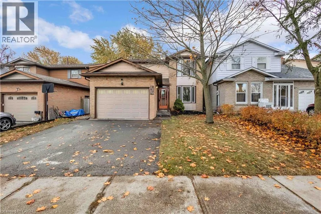 House for rent: 2250 Middlesmoor Crescent, Burlington, Ontario L7P 3X6