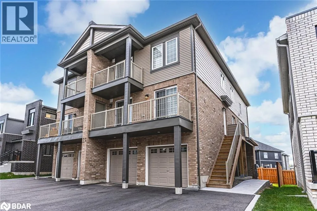 Row / Townhouse for rent: 23 Hay Lane Unit# 5, Barrie, Ontario L9J 0V6