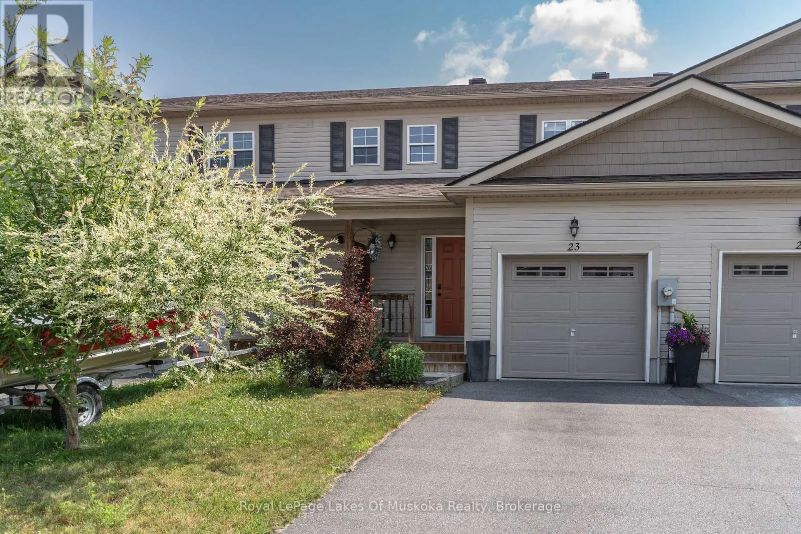 Row / Townhouse for rent: 23 Little Ryans Way, Bracebridge, Ontario P1L 0C3