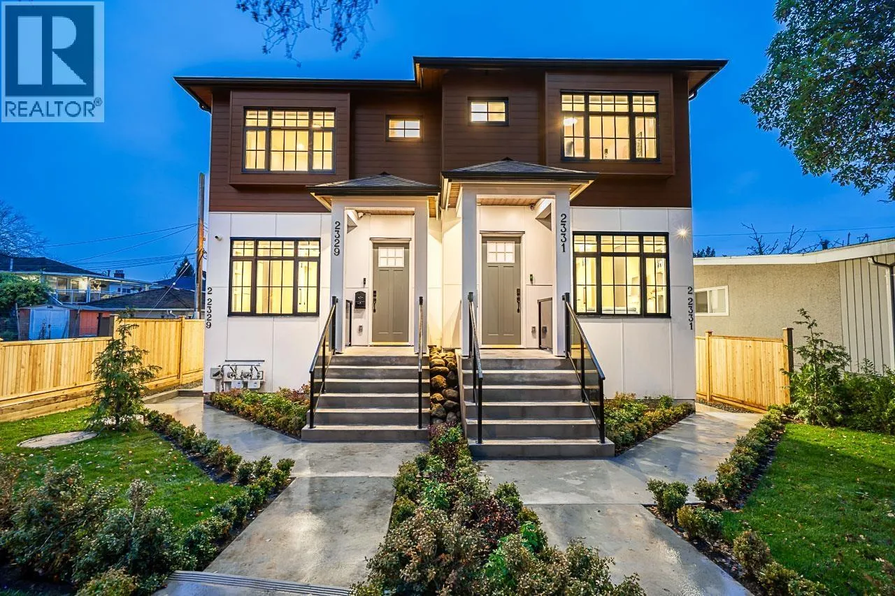 Duplex for rent: 2331 E 49th Avenue, Vancouver, British Columbia V5S 1J3