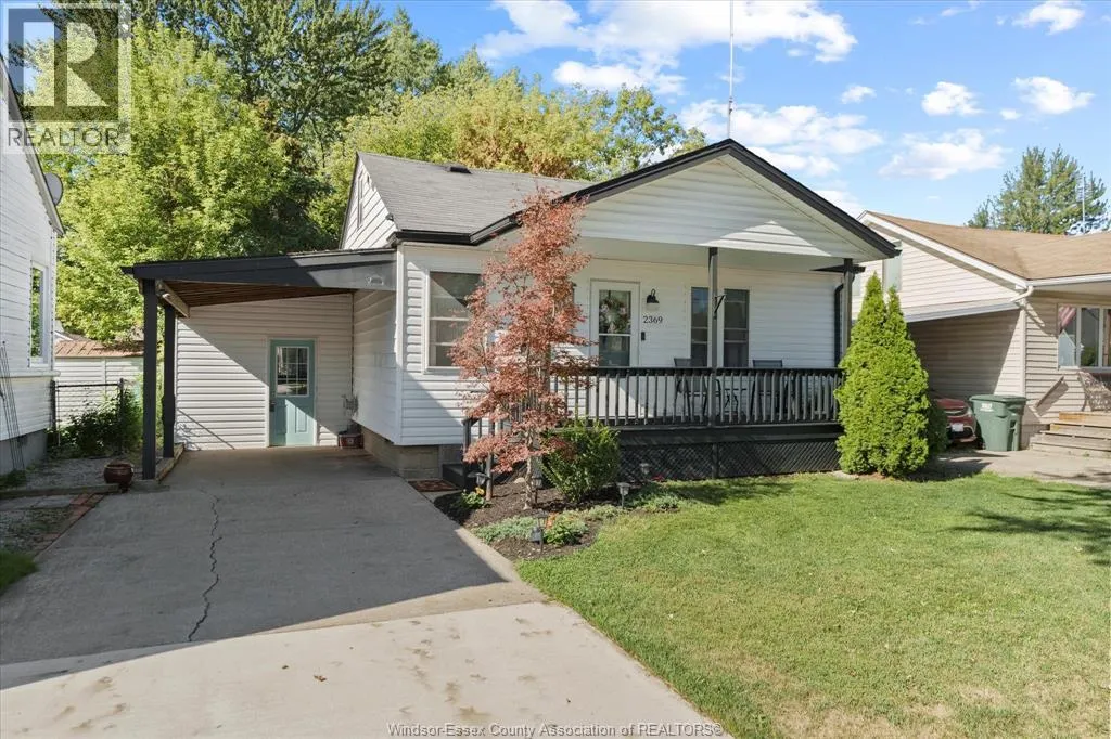 House for rent: 2369 Wellesley, Windsor, Ontario N8W 2G3