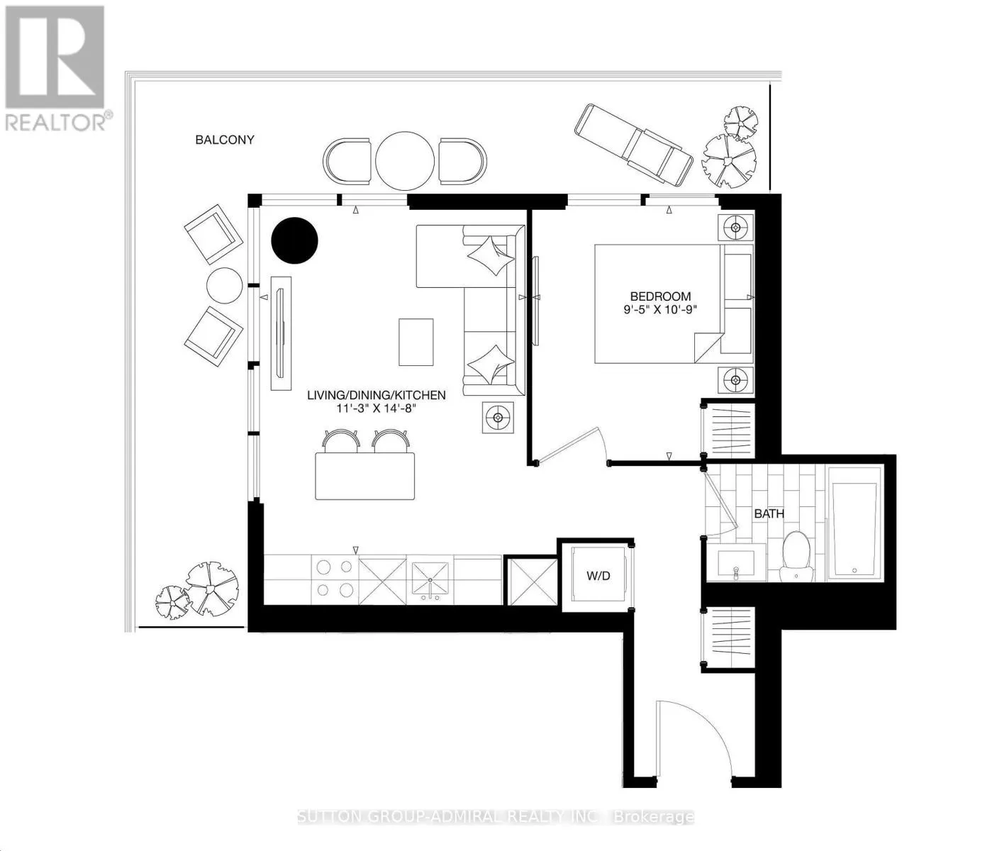 Apartment for rent: 2411 - 35 Parliament Street, Toronto, Ontario M5A 0Z5