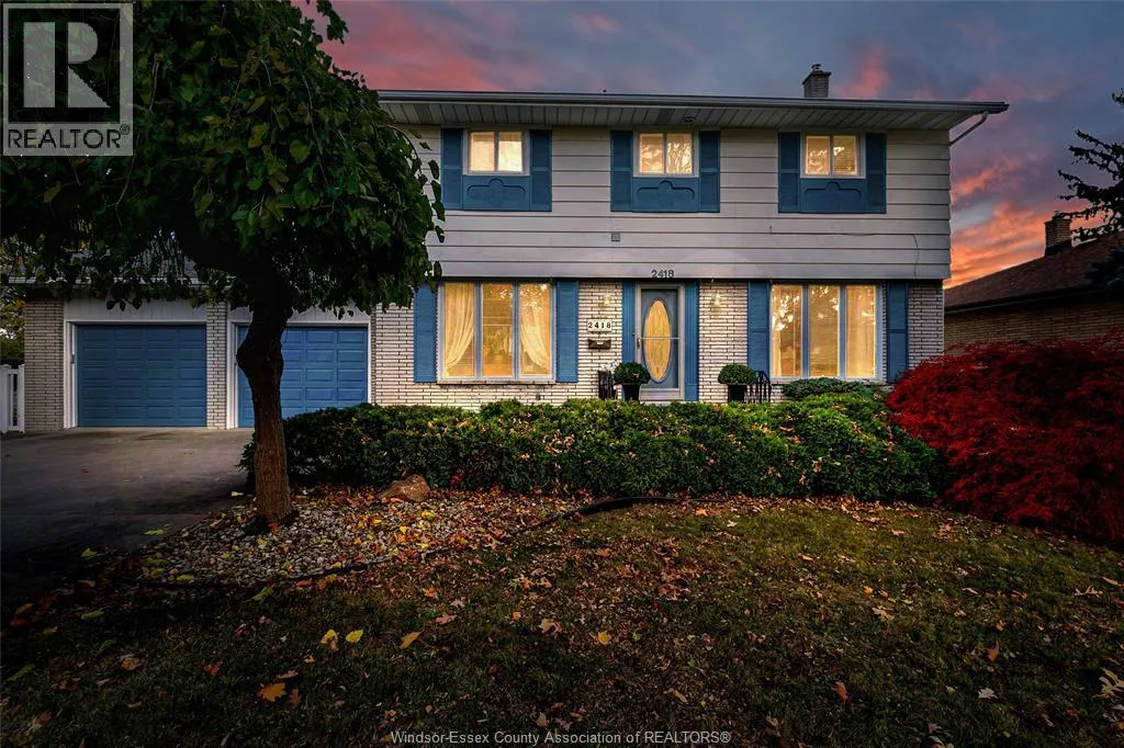 House for rent: 2418 Mark Avenue, Windsor, Ontario N9E 2W3