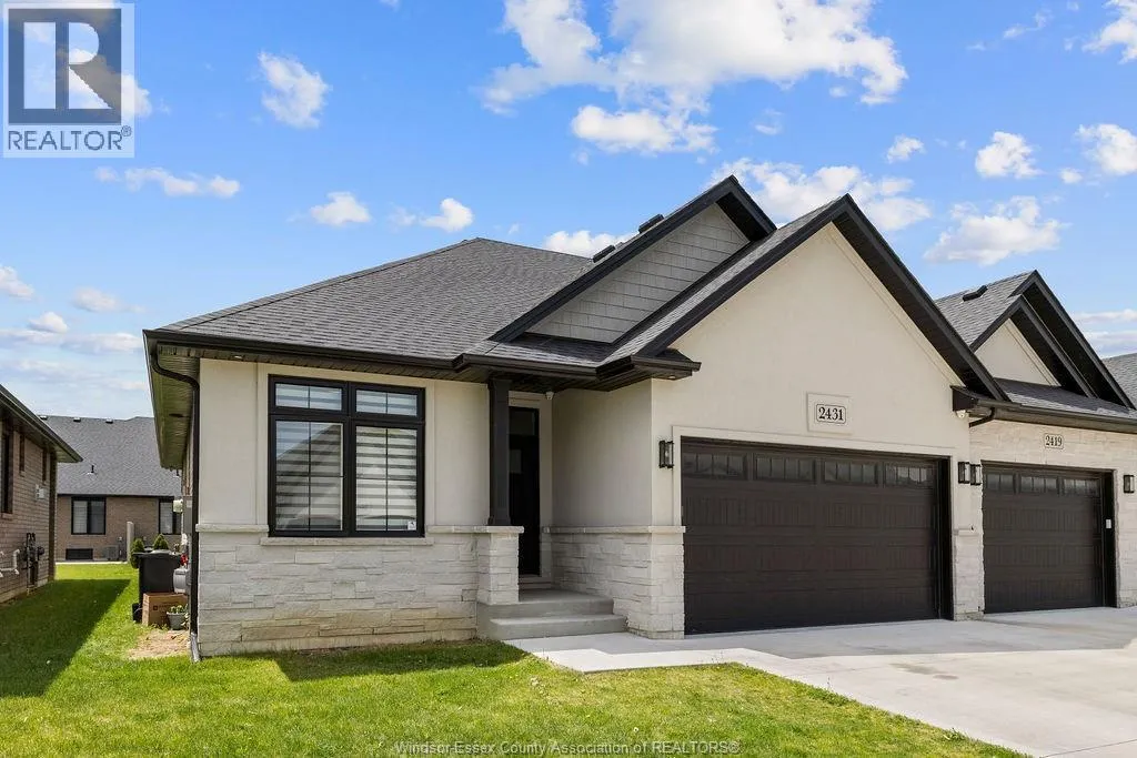 Row / Townhouse for rent: 2431 Barkley Avenue, Windsor, Ontario N8P 0G7