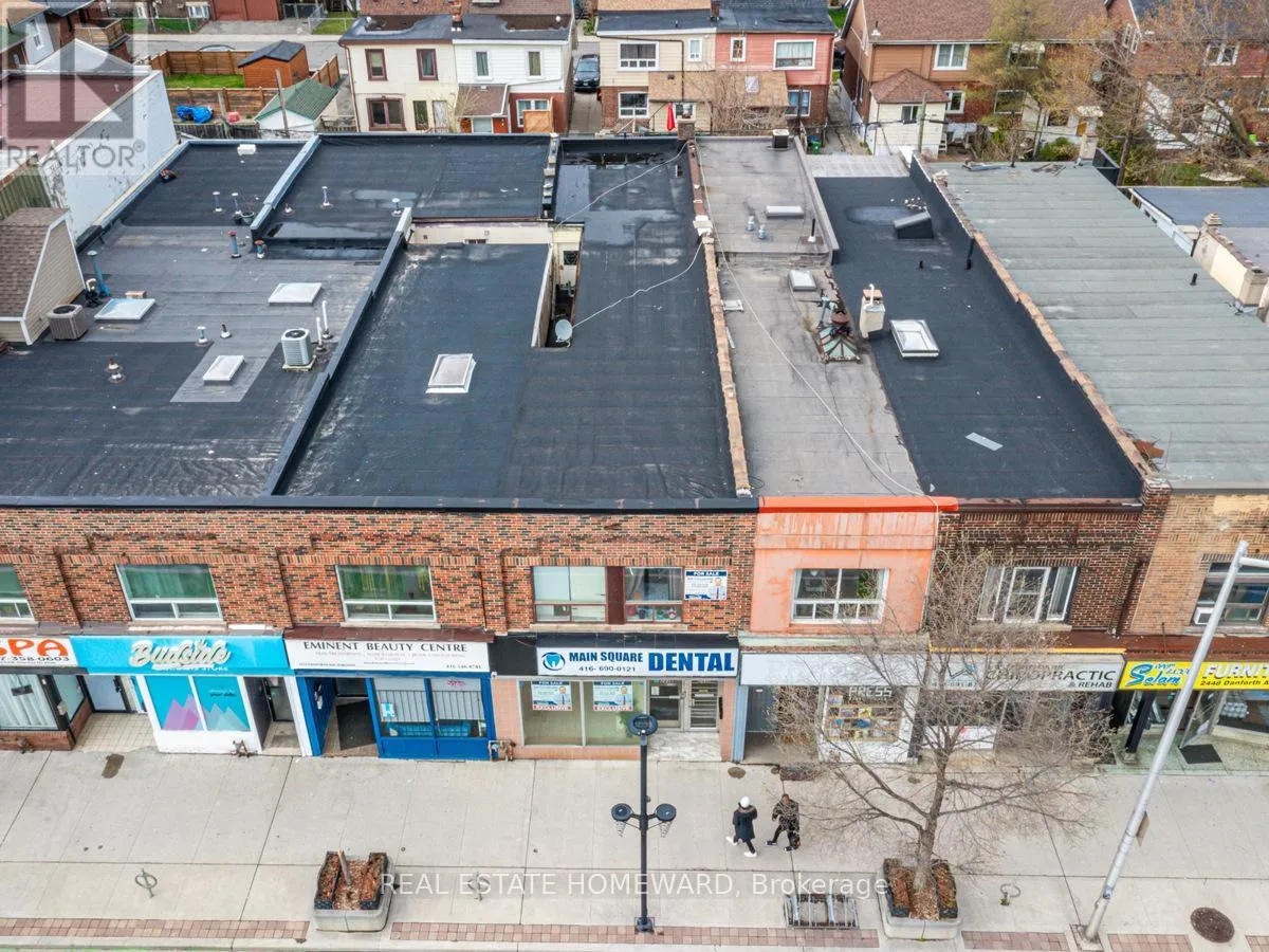Residential Commercial Mix for rent: 2438 Danforth Avenue, Toronto, Ontario M4C 1K9