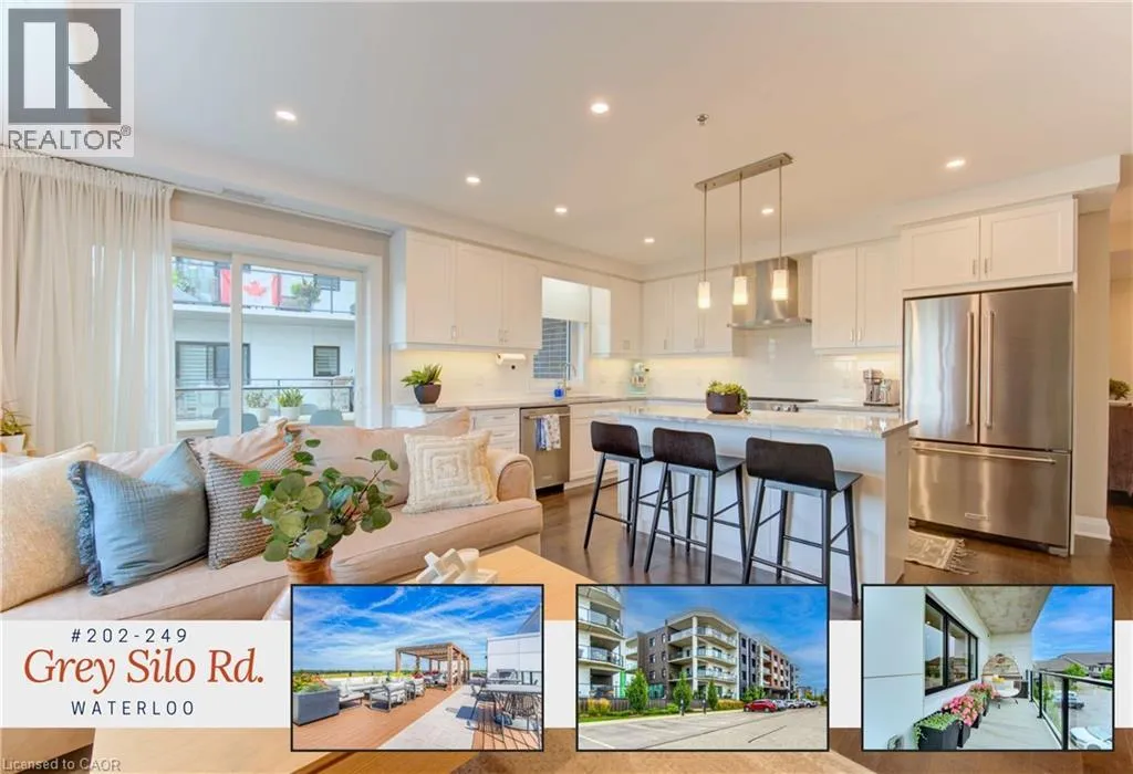 Apartment for rent: 249 Grey Silo Road Unit# 202, Waterloo, Ontario N2K 0G8