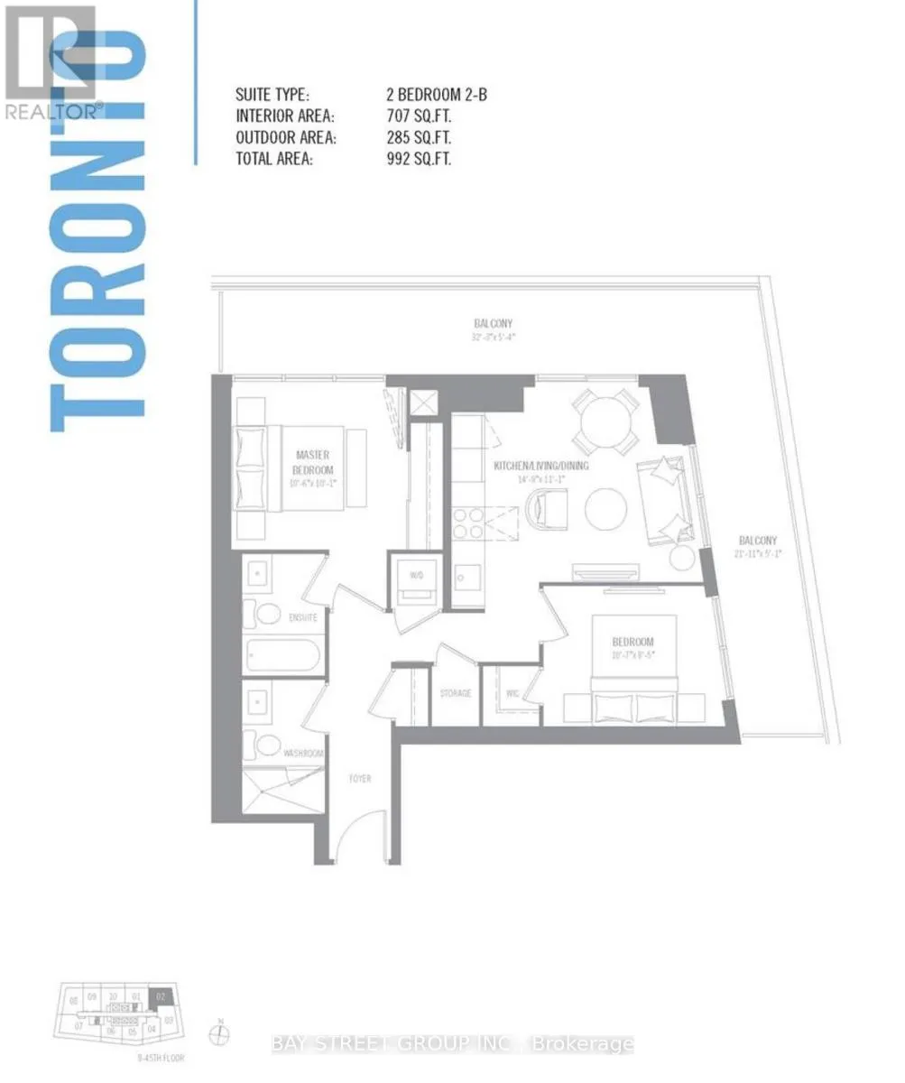 Apartment for rent: 2502 - 2221 Yonge Street, Toronto, Ontario M4S 2B4