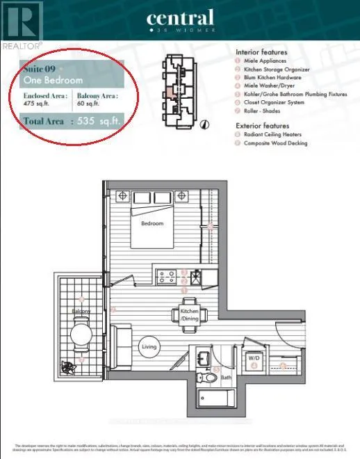 Apartment for rent: 2509 - 38 Widmer Street, Toronto, Ontario M5V 2E9