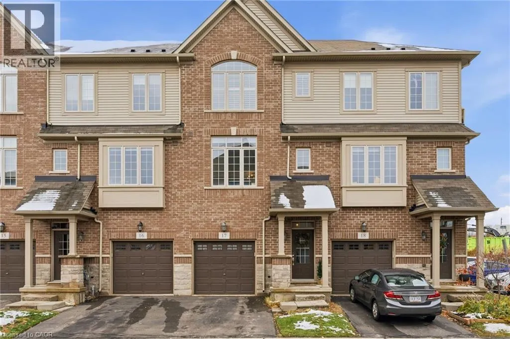 Row / Townhouse for rent: 257 Parkside Drive Unit# 17, Waterdown, Ontario L8B 0W5