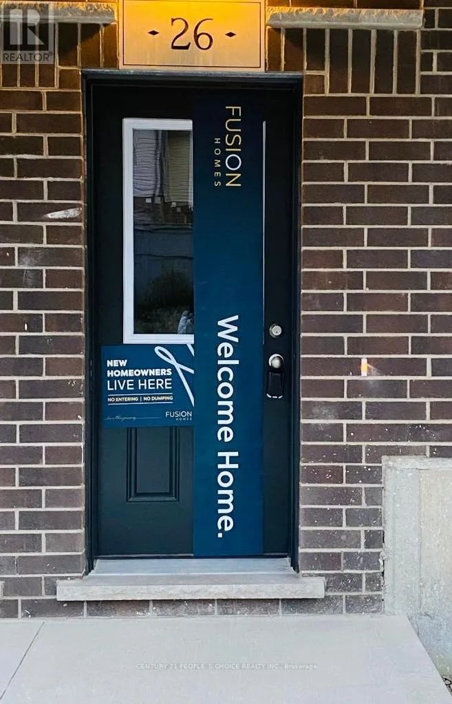 Row / Townhouse for rent: 26 Oat Lane, Kitchener, Ontario N2R 0T1