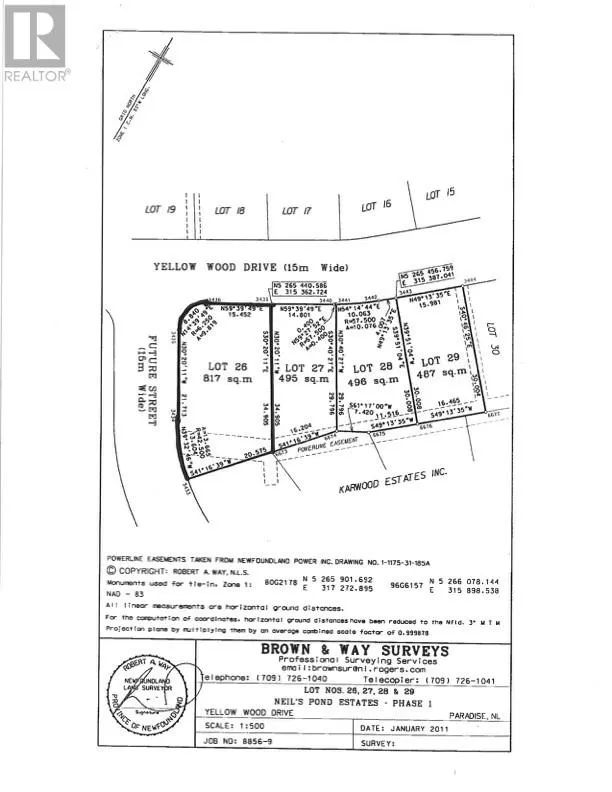 27 Yellow Wood Drive, Paradise, Newfoundland & Labrador A1L 0X9