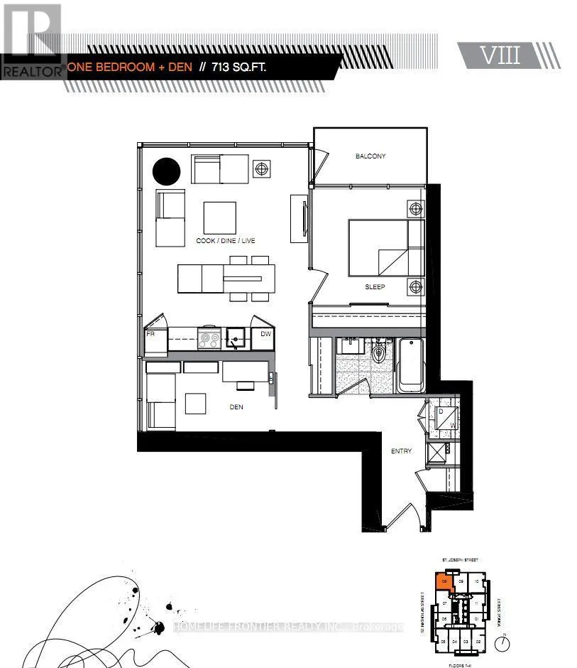 Apartment for rent: 2708 - 5 St Joseph Street, Toronto, Ontario M4Y 0B6