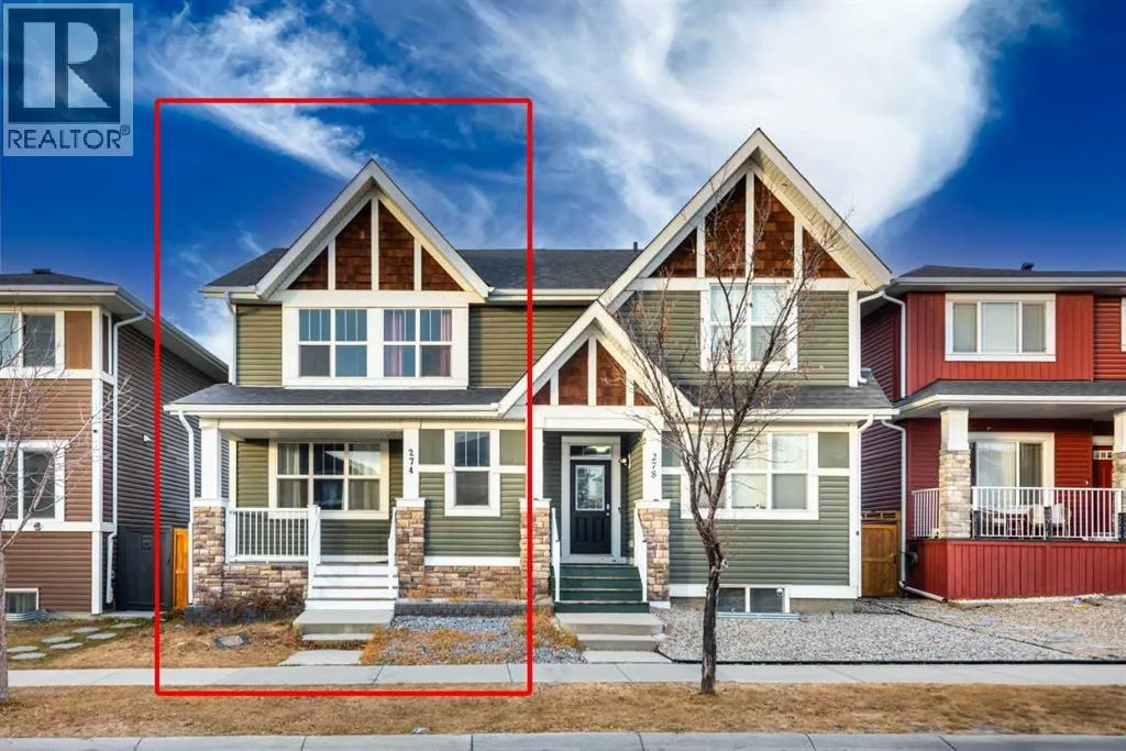 Duplex for rent: 274 Redstone Drive Ne, Calgary, Alberta T3N 0N3