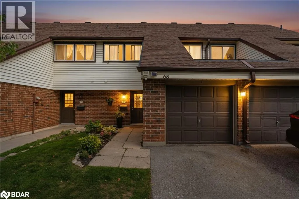 Row / Townhouse for rent: 28 Donald Street Unit# 68, Barrie, Ontario L4N 4S6