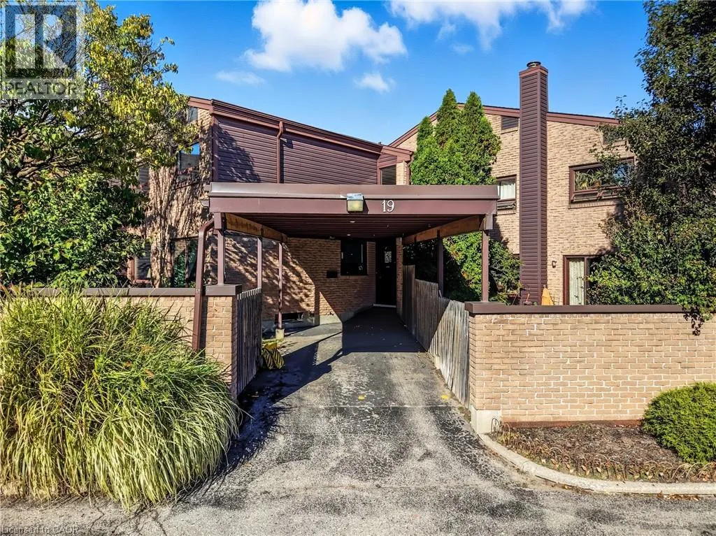 Row / Townhouse for rent: 28 Underhill Crescent Unit# 19, Kitchener, Ontario N2A 2S8