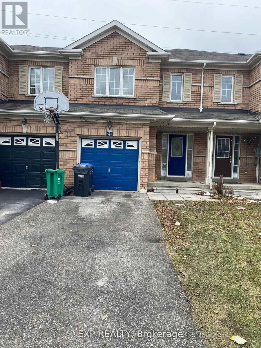 Row / Townhouse for rent: 28 Wicklow Road, Brampton, Ontario L6X 0J6