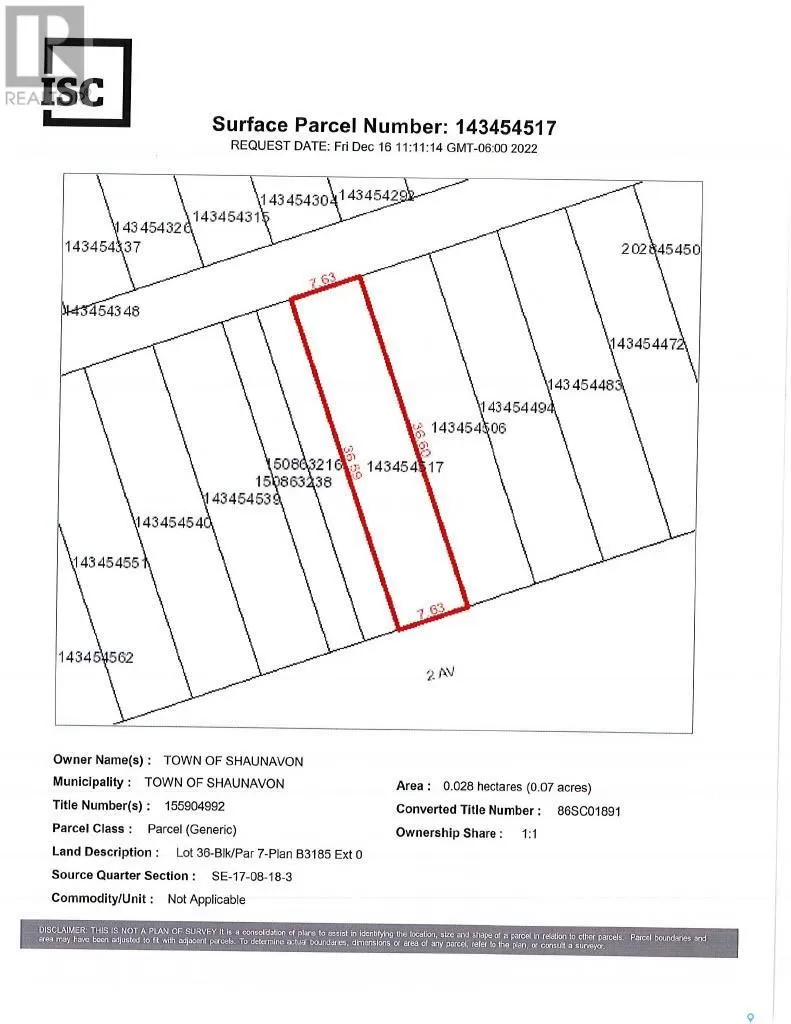 Unknown for rent: 289 2nd Avenue E, Shaunavon, Saskatchewan S0N 2M0
