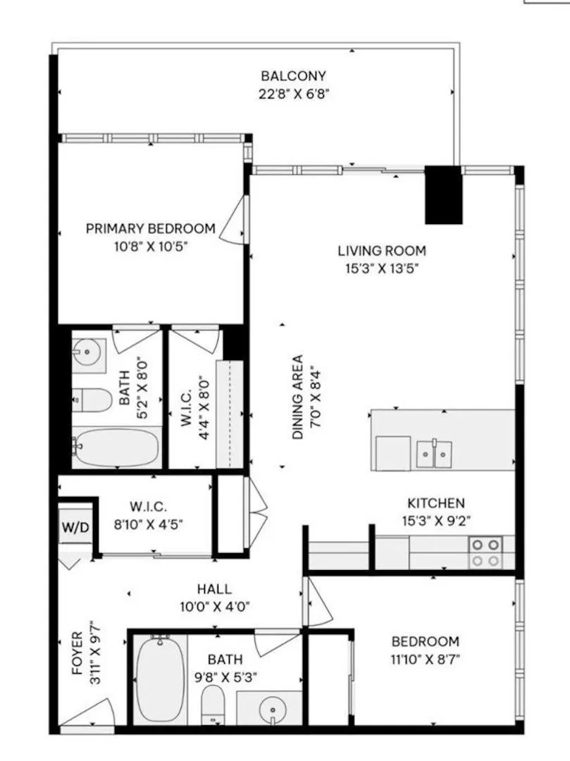 Apartment for rent: 2904 13688 100 Avenue, Surrey, British Columbia V3T 0G5