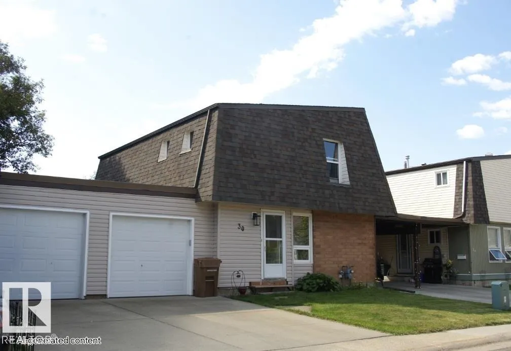 Row / Townhouse for rent: 30 Greenfield Es, St. Albert, Alberta T8N 2G2