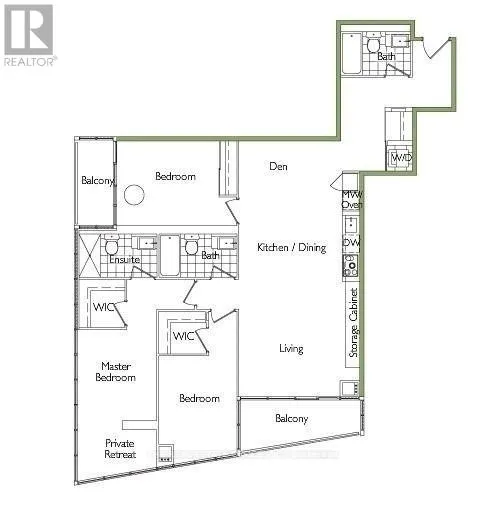 Apartment for rent: 303 - 151 Dan Leckie Way, Toronto, Ontario M5V 4B2