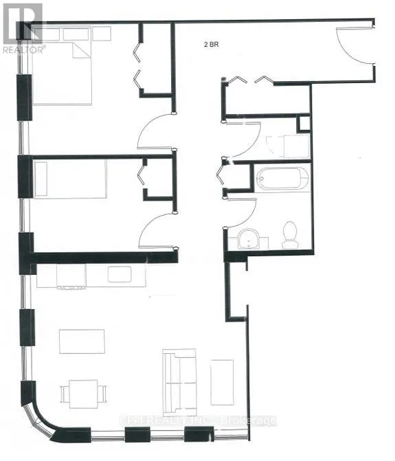 Apartment for rent: 307 - 140 Simcoe Street, Peterborough, Ontario K9H 0K5