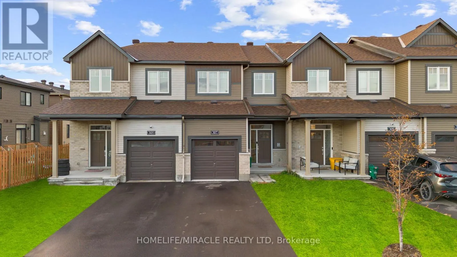 Row / Townhouse for rent: 307 Blossom Pass Terrace, Ottawa, Ontario K4A 5P1