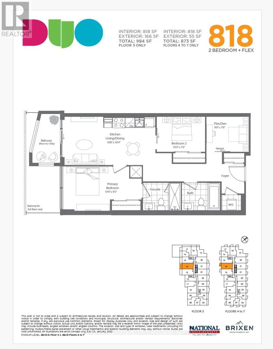 Apartment for rent: 314 - 260 Malta Avenue, Brampton, Ontario L6Y 6L7