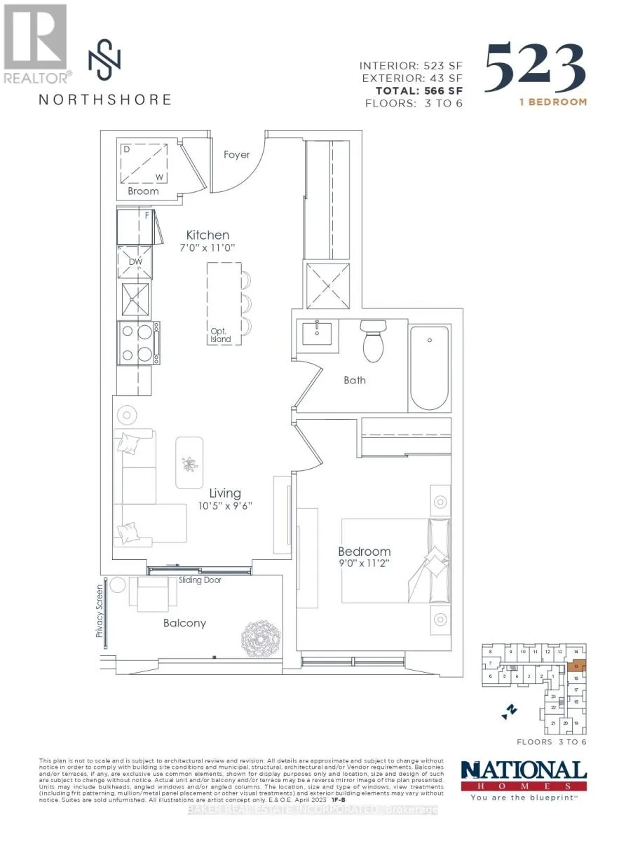 Apartment for rent: 315 - 500 Plains Road E, Burlington, Ontario L7T 2E1