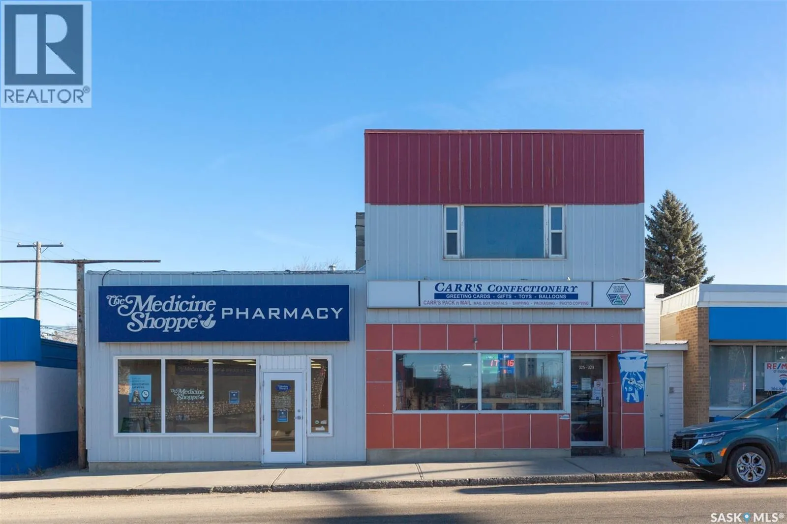 Retail for rent: 325 & 329 4th Avenue Sw, Moose Jaw, Saskatchewan S6H 5V3