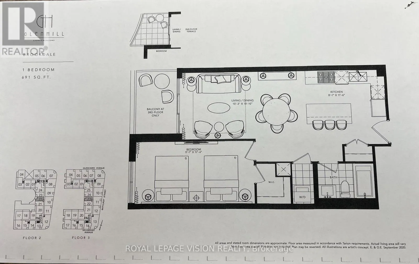 Apartment for rent: 328 - 505 Glencairn Avenue, Toronto, Ontario M6B 0B2
