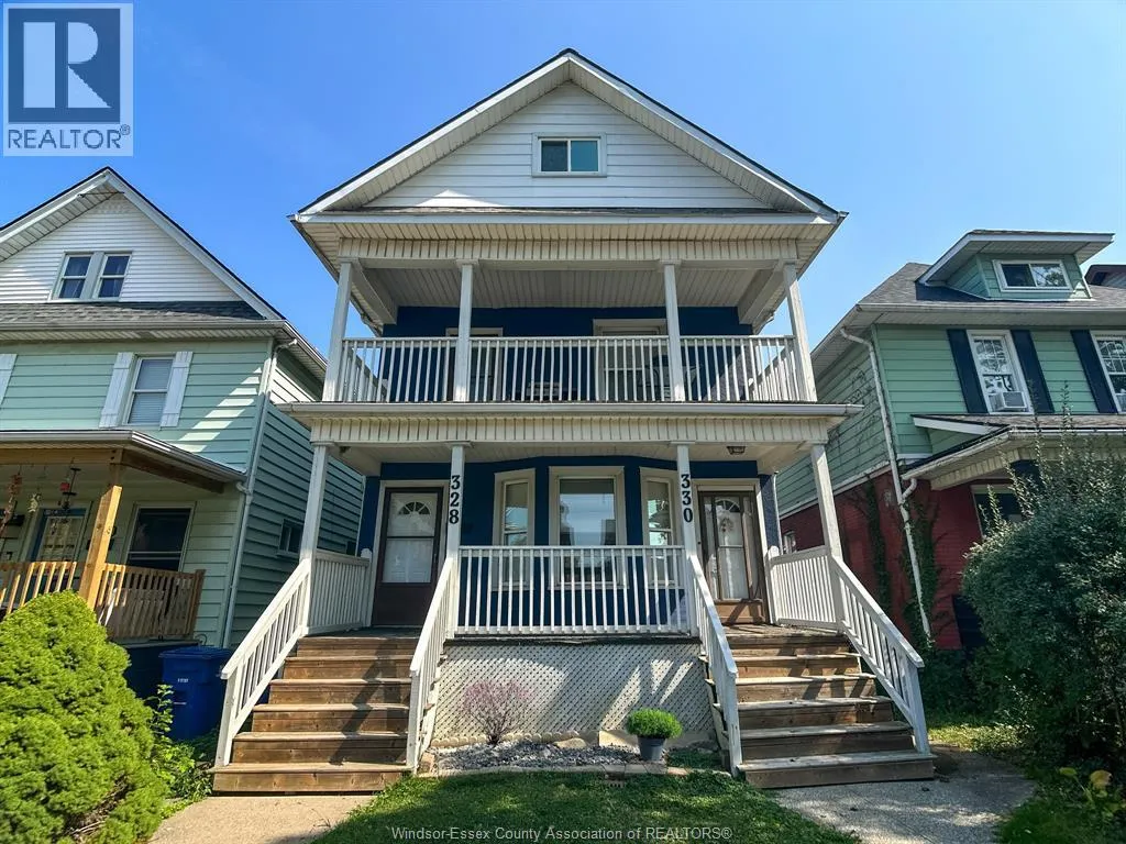 Duplex for rent: 328 Gladstone, Windsor, Ontario N9A 2P7