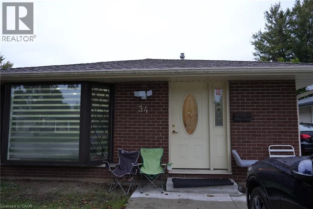 House for rent: 34 Appalachian Crescent, Kitchener, Ontario N2E 1A4