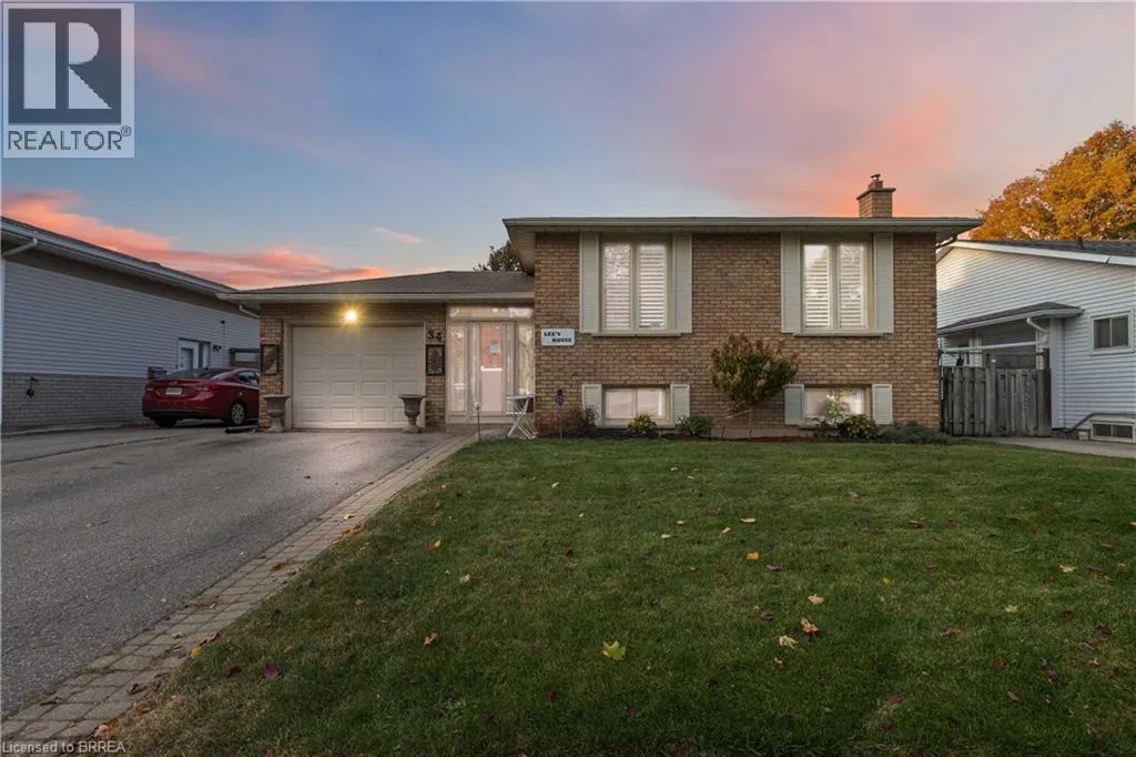 House for rent: 34 Sympatica Crescent, Brantford, Ontario N3P 1G4