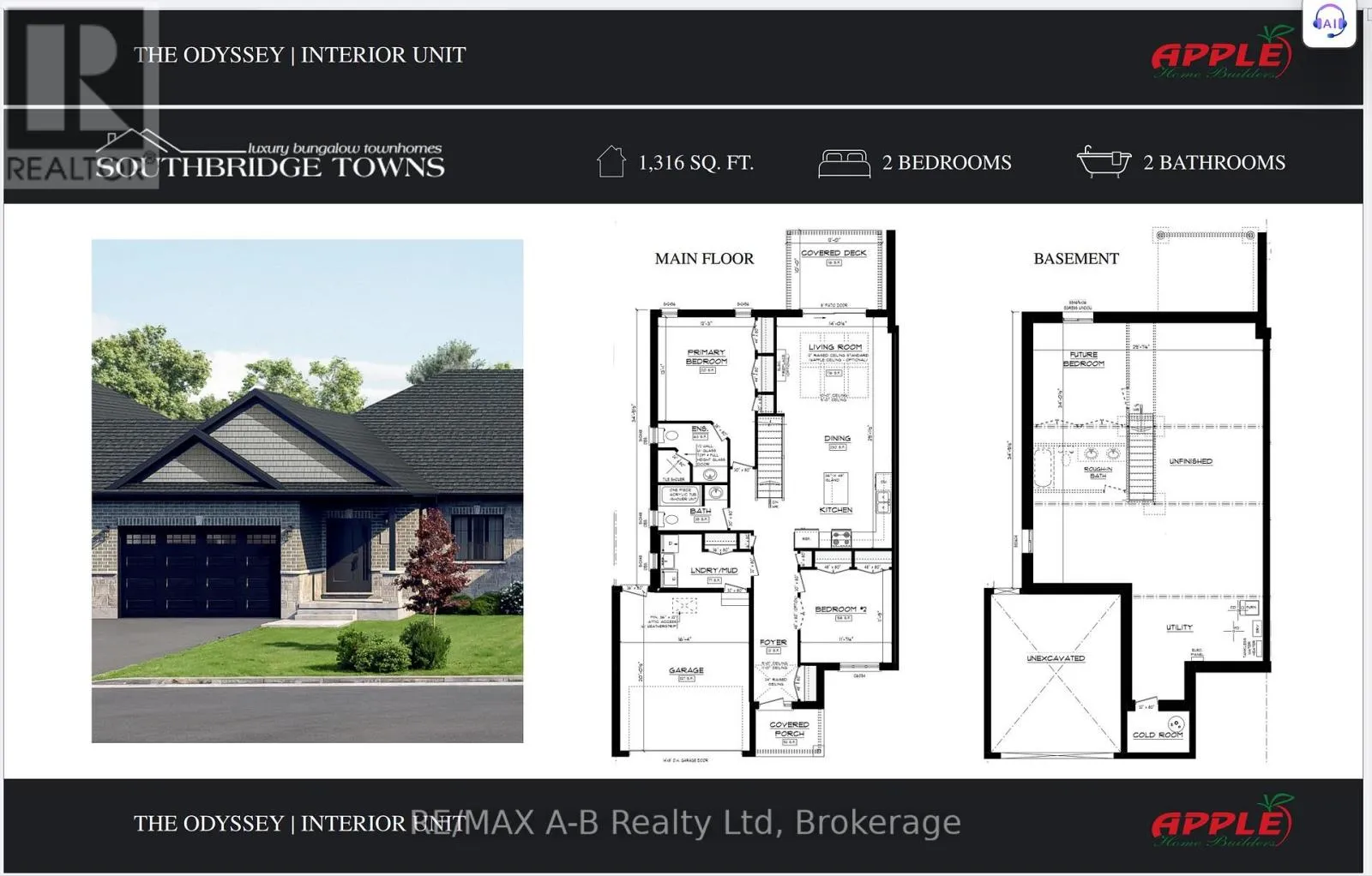 Row / Townhouse for rent: 36 Quartz Street, East Zorra-Tavistock, Ontario N0B 2R0