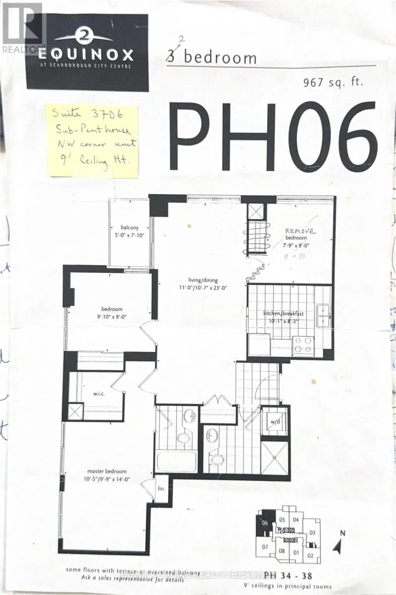 Apartment for rent: 3706 - 50 Brian Harrison Way, Toronto, Ontario M1P 5J4