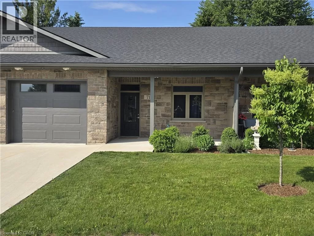 Row / Townhouse for rent: 375 Mitchell Road S Unit# 71, Listowel, Ontario N4W 0H4