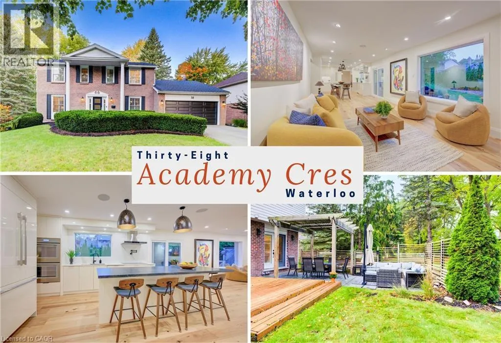 House for rent: 38 Academy Crescent, Waterloo, Ontario N2L 5H7