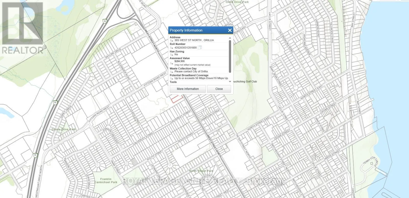 Triplex for rent: 385 West Street N, Orillia, Ontario L3V 5E7
