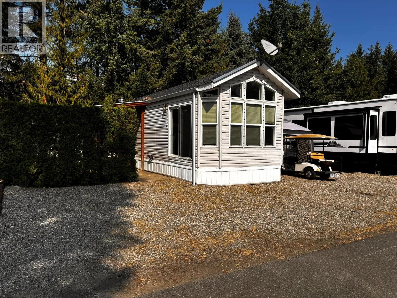 Park Model Mobile Home for rent: 3980 Squilax-anglemont Road Unit# 291, Scotch Creek, British Columbia V0E 1M5