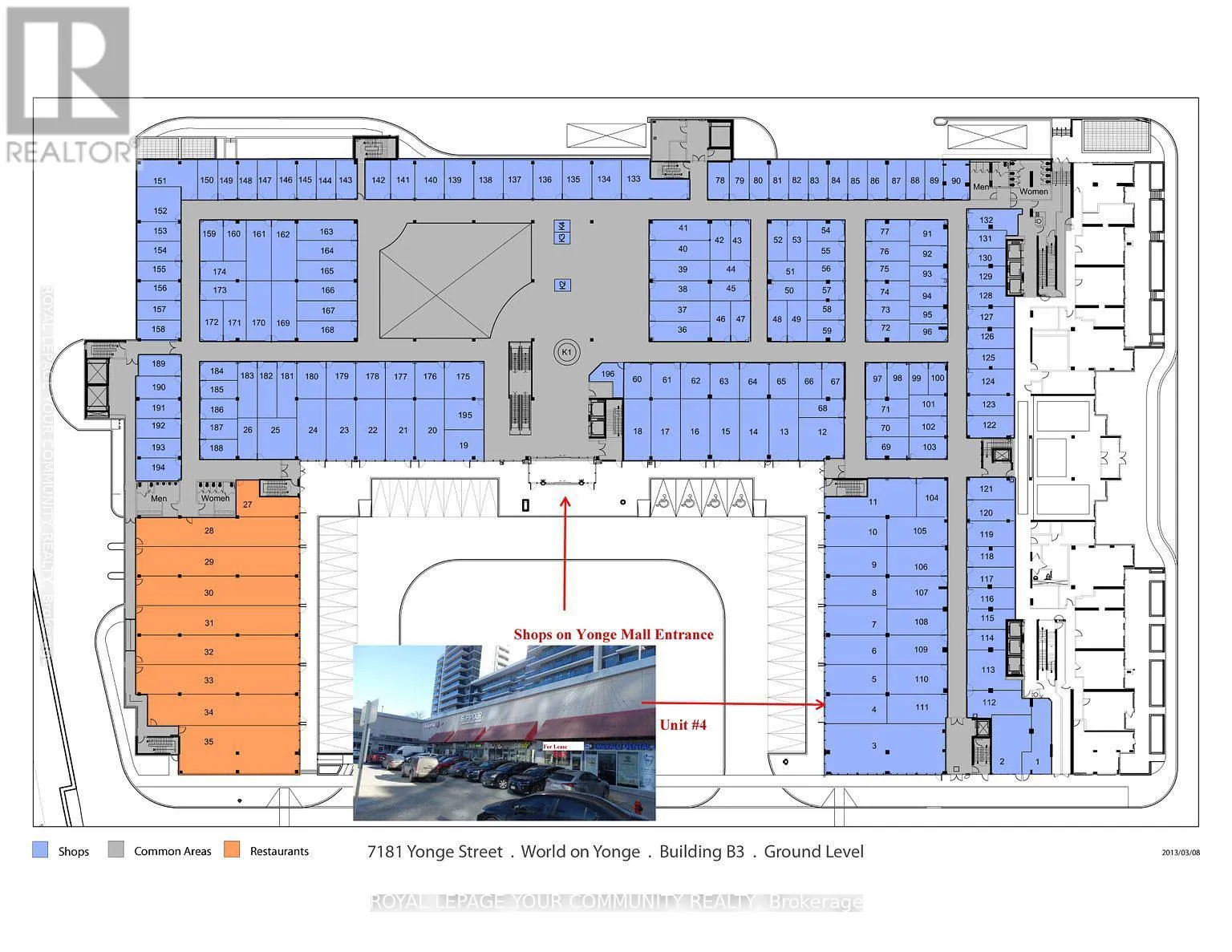 Retail for rent: 4 - 7181 Yonge Street, Markham, Ontario L3T 0C7