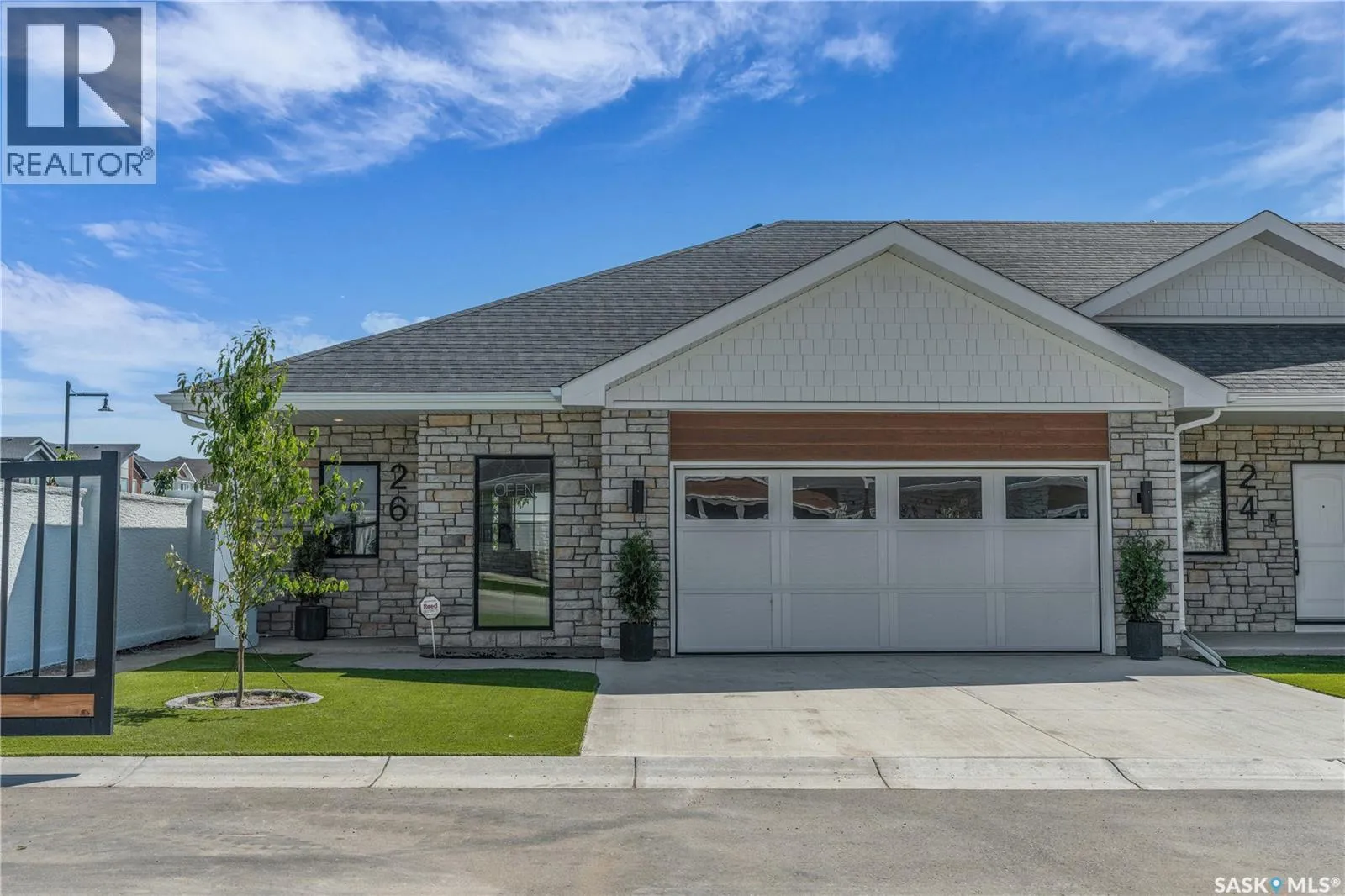 Row / Townhouse for rent: 4 720 Brighton Boulevard, Saskatoon, Saskatchewan S7V 1X1