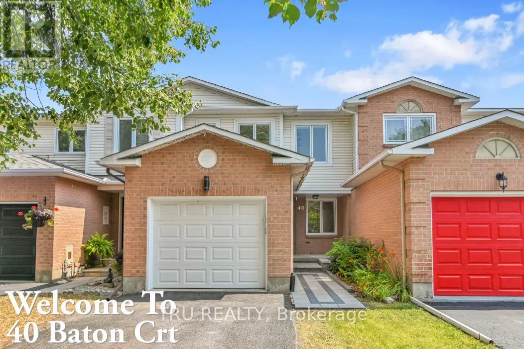 Row / Townhouse for rent: 40 Baton Court, Ottawa, Ontario K2L 4C8