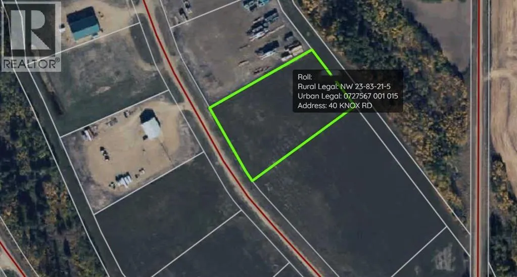 40 Knox Road, Rural Northern Sunrise County, Alberta T8S 1S4